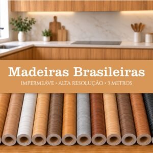 Adesivo Decorativo Madeira Modelos Brasileiros Impermeável Papel Parede Envelopamento Móveis Eletrodomésticos